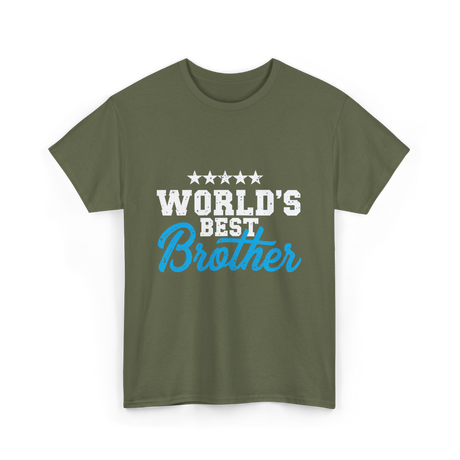 World's Best Brother T-Shirt - Military Green