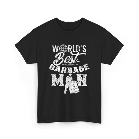 World's Best Garbage Man Disposal T-Shirt - Black