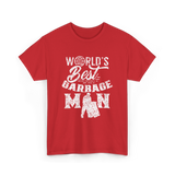 World's Best Garbage Man Disposal T-Shirt - Red