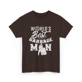 World's Best Garbage Man Disposal T-Shirt - Dark Chocolate