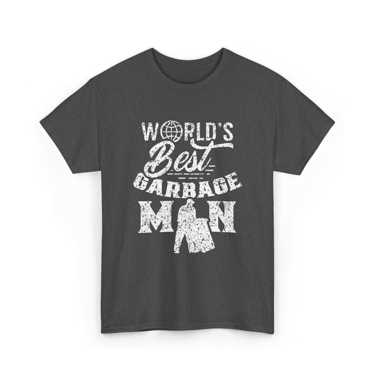 World's Best Garbage Man Disposal T-Shirt - Dark Heather