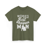 World's Best Garbage Man Disposal T-Shirt - Military Green