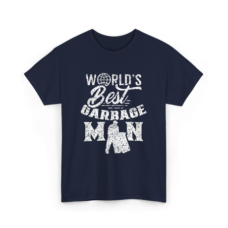 World's Best Garbage Man Disposal T-Shirt - Navy