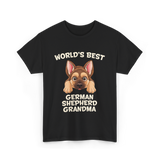 World's Best German Shepherd Grandma T-Shirt - Black