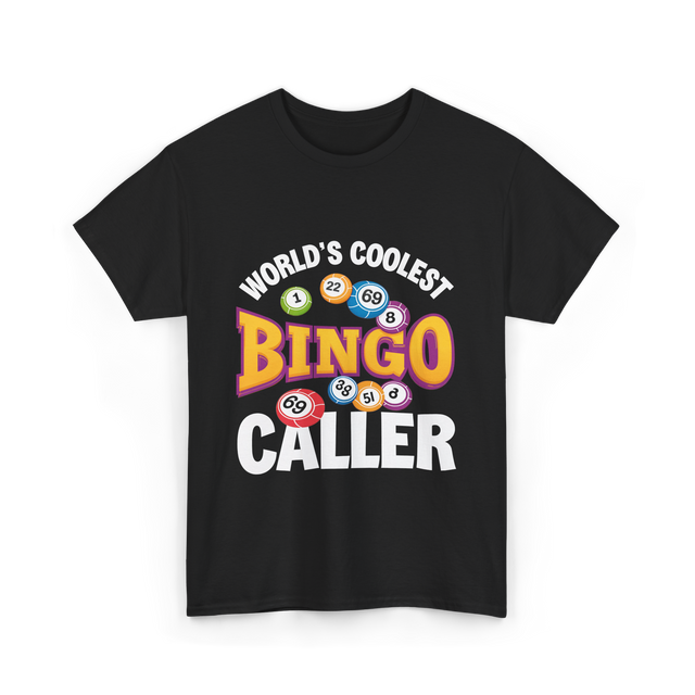 World's Coolest Bingo Caller Bingo T-Shirt - Black