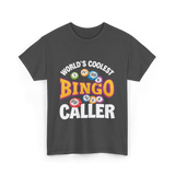 World's Coolest Bingo Caller Bingo T-Shirt - Dark Heather