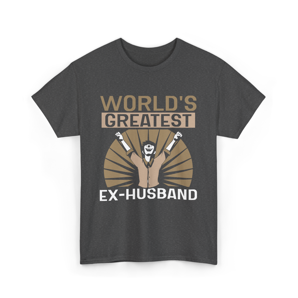 World's Greatest Ex-Husband Divorce T-Shirt - Dark Heather