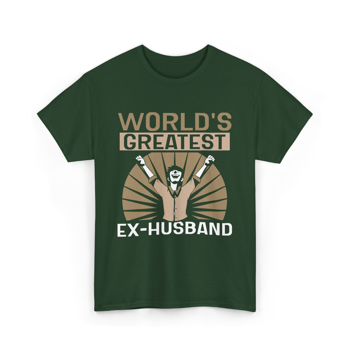 World's Greatest Ex-Husband Divorce T-Shirt - Forest Green