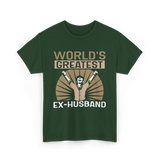 World's Greatest Ex-Husband Divorce T-Shirt - Forest Green