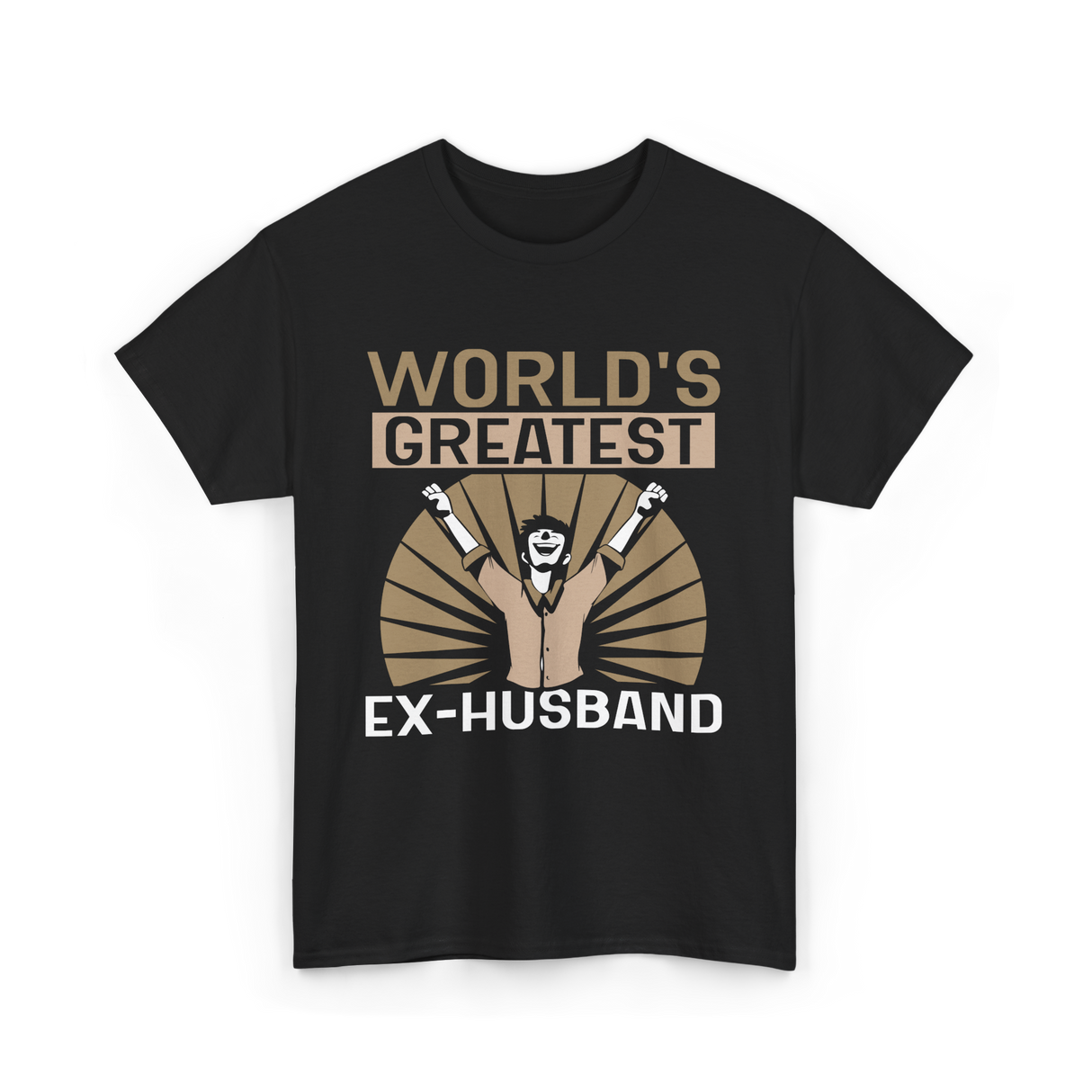 World's Greatest Ex-Husband Divorce T-Shirt - Black