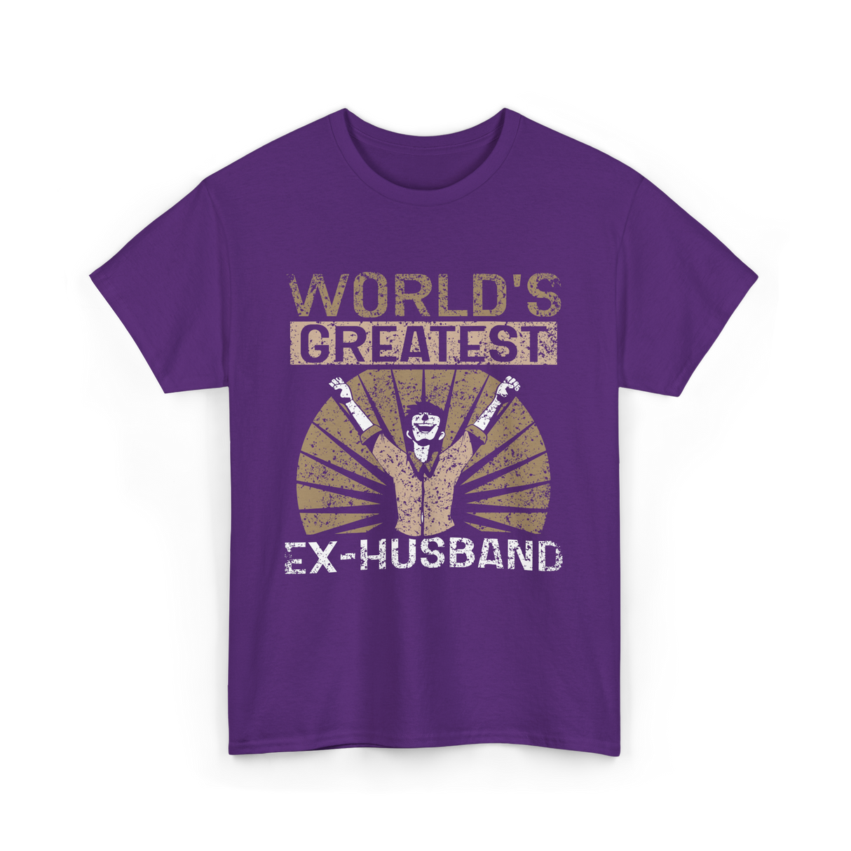 World's Greatest Ex-Husband Divorce T-Shirt - Purple