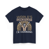 World's Greatest Ex-Husband Divorce T-Shirt - Navy