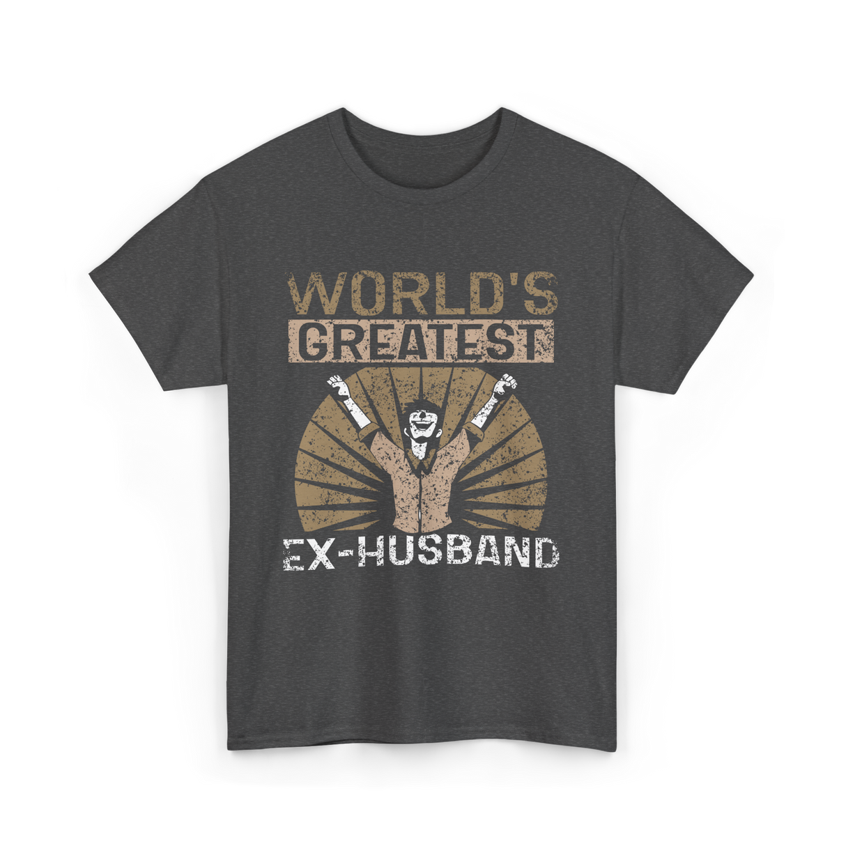 World's Greatest Ex-Husband Divorce T-Shirt - Dark Heather