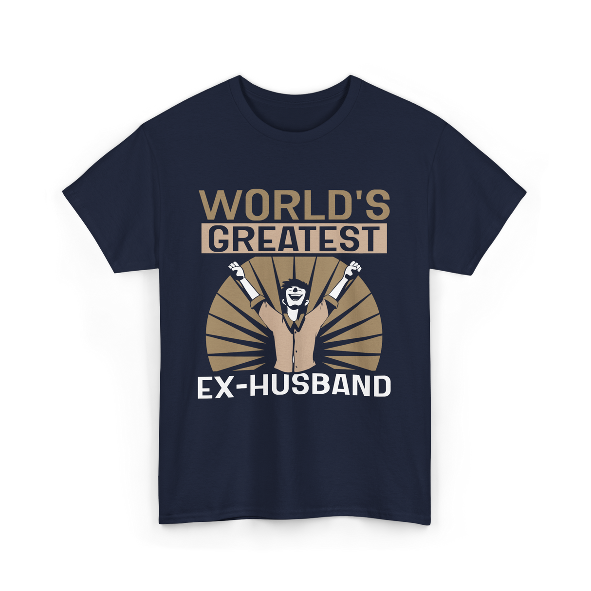 World's Greatest Ex-Husband Divorce T-Shirt - Navy