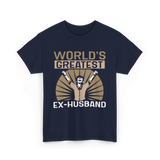 World's Greatest Ex-Husband Divorce T-Shirt - Navy