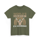 World's Greatest Ex-Husband Divorce T-Shirt - Military Green