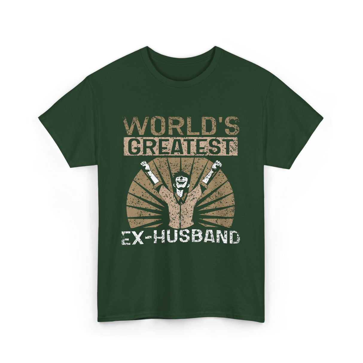 World's Greatest Ex-Husband Divorce T-Shirt - Forest Green