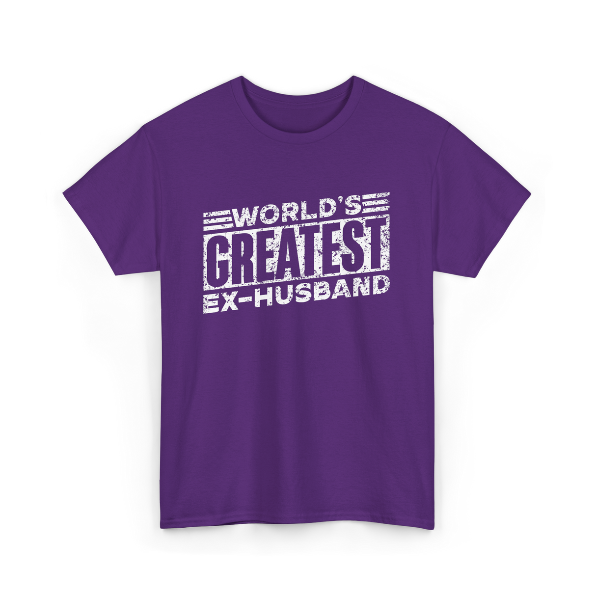 World's Greatest Ex-Husband T-Shirt - Purple