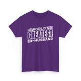 World's Greatest Ex-Husband T-Shirt - Purple