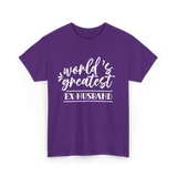 World's Greatest Ex-Husband T-Shirt - Purple