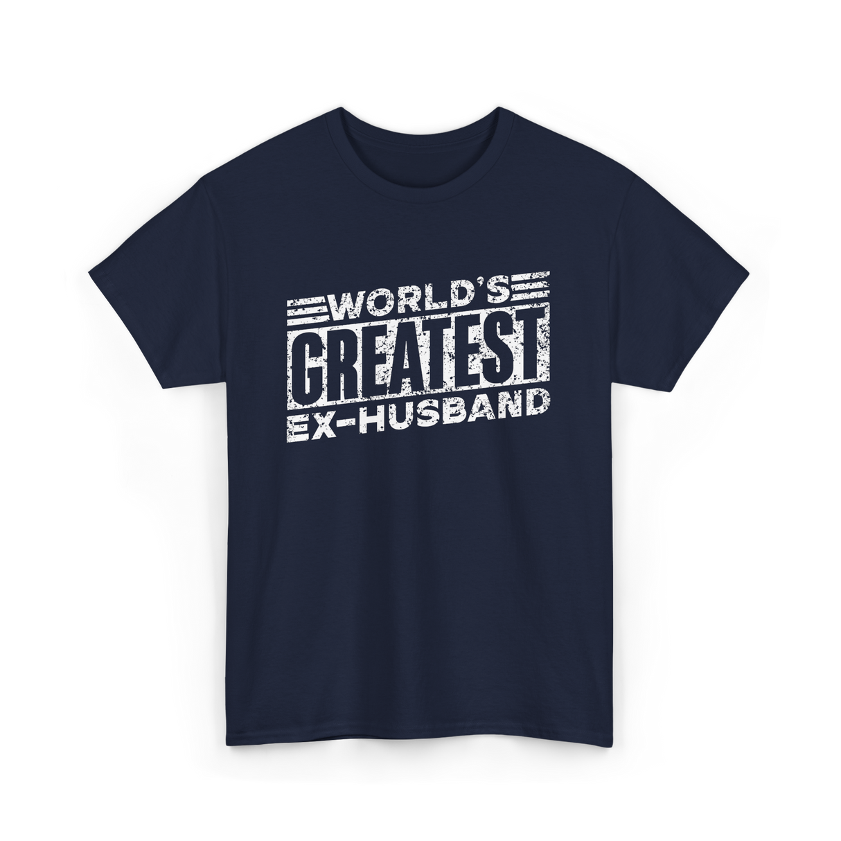 World's Greatest Ex-Husband T-Shirt - Navy