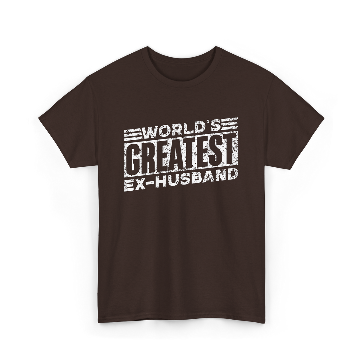 World's Greatest Ex-Husband T-Shirt - Dark Chocolate