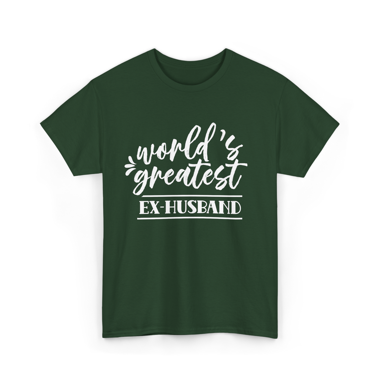 World's Greatest Ex-Husband T-Shirt - Forest Green