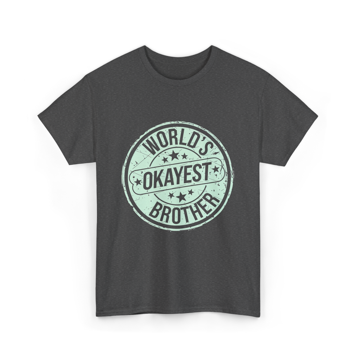 World's Okayest Brother Sibling Supremacy T-Shirt - Dark Heather