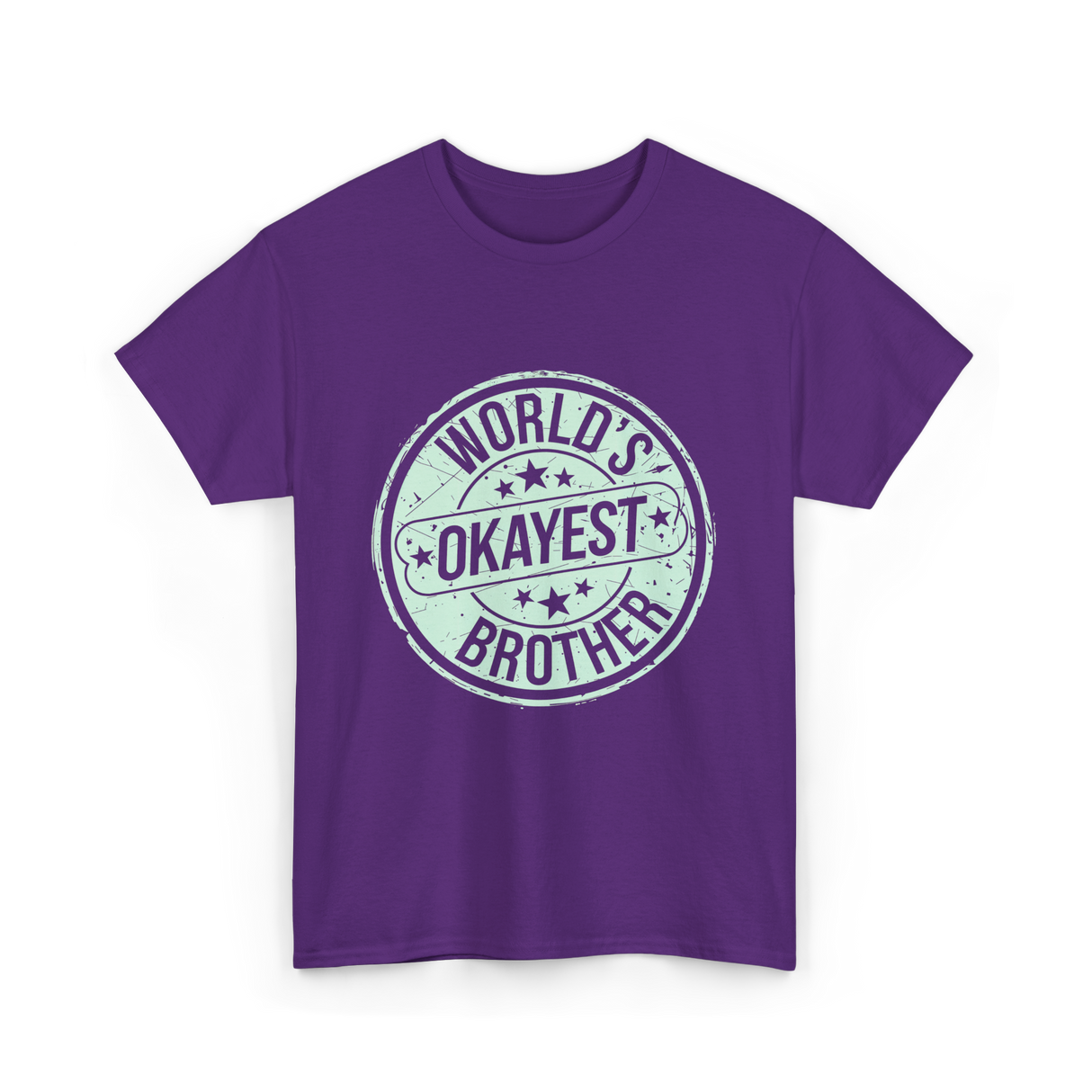 World's Okayest Brother Sibling Supremacy T-Shirt - Purple