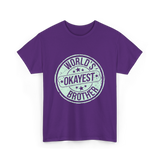 World's Okayest Brother Sibling Supremacy T-Shirt - Purple