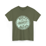 World's Okayest Brother Sibling Supremacy T-Shirt - Military Green