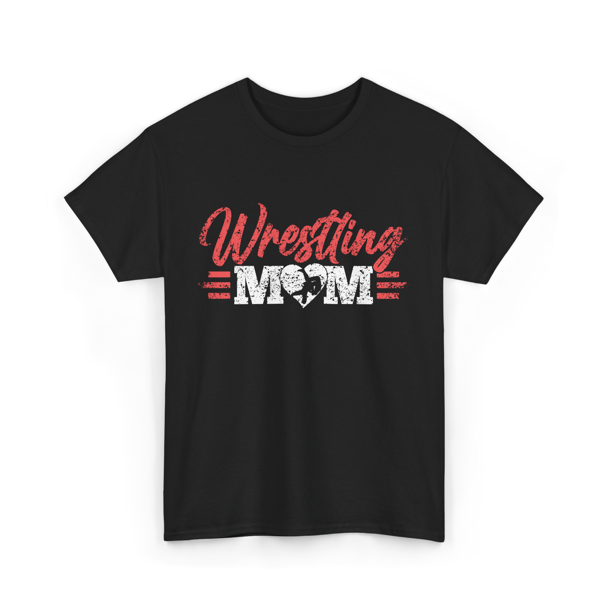 Wrestling Mom Martial Arts T-Shirt - Black