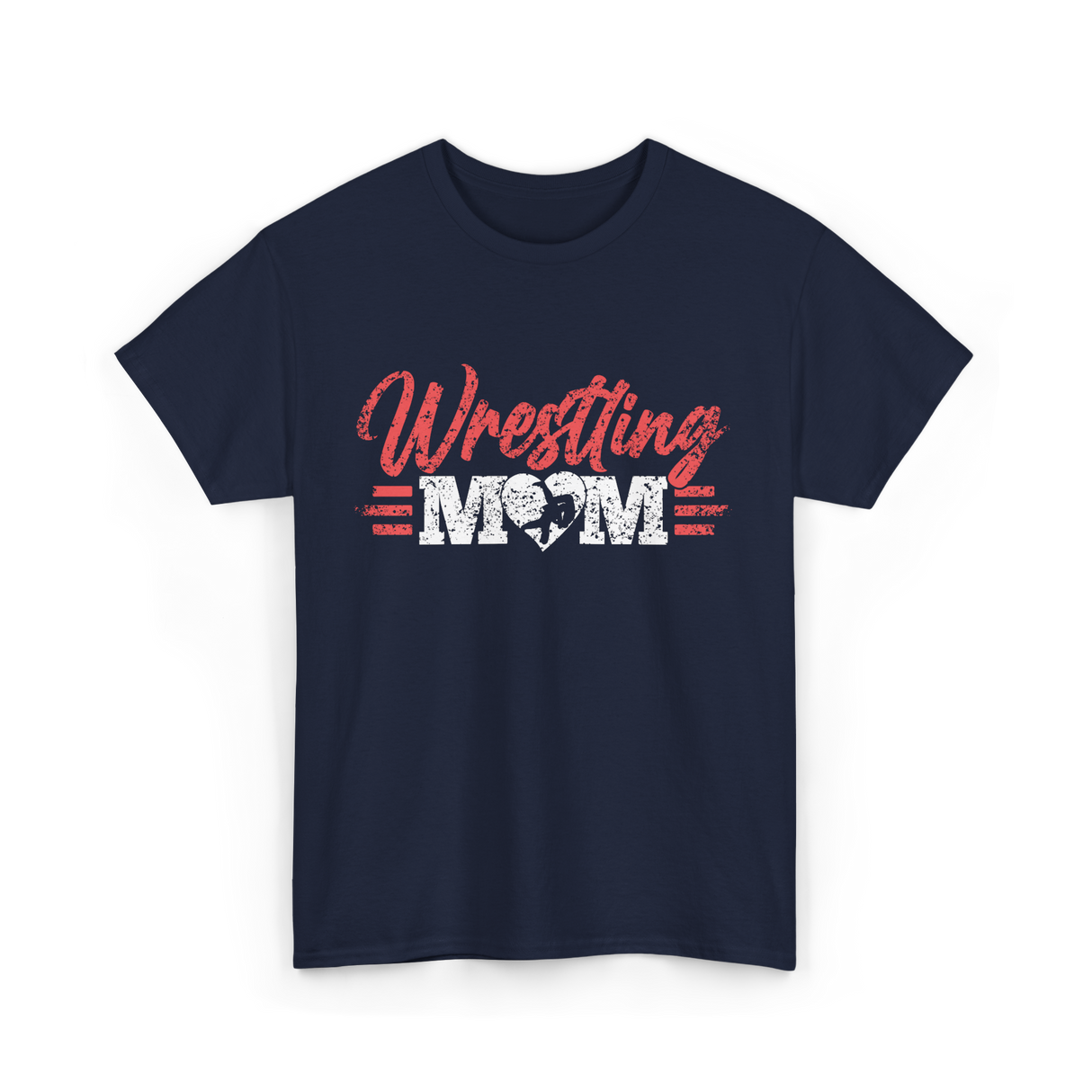 Wrestling Mom Martial Arts T-Shirt - Navy