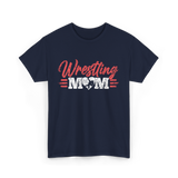 Wrestling Mom Martial Arts T-Shirt - Navy