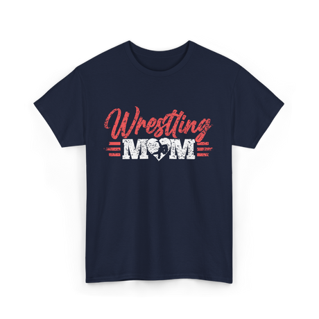 Wrestling Mom Martial Arts T-Shirt - Navy