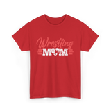 Wrestling Mom Martial Arts T-Shirt - Red