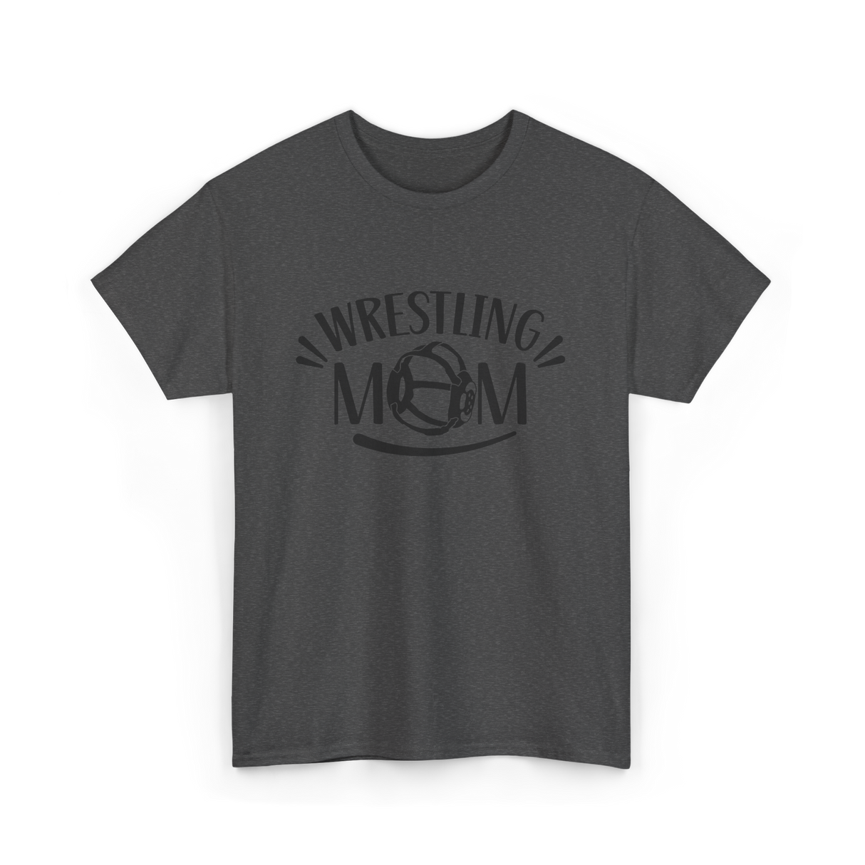 Wrestling Mom Martial Arts Wrestler T-Shirt - Dark Heather