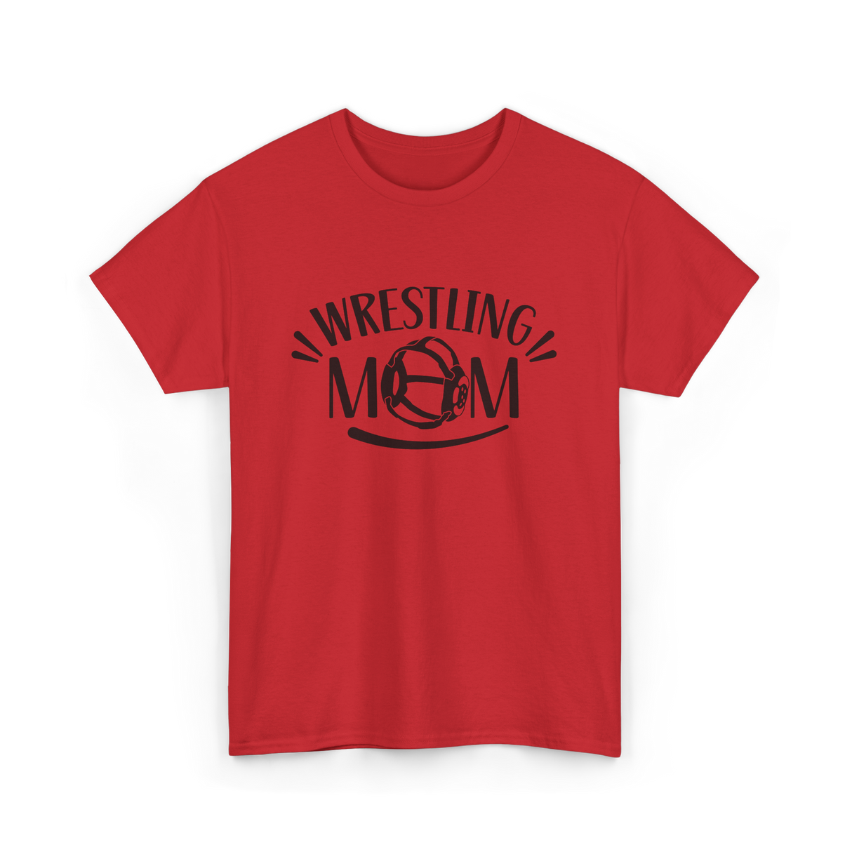 Wrestling Mom Martial Arts Wrestler T-Shirt - Red