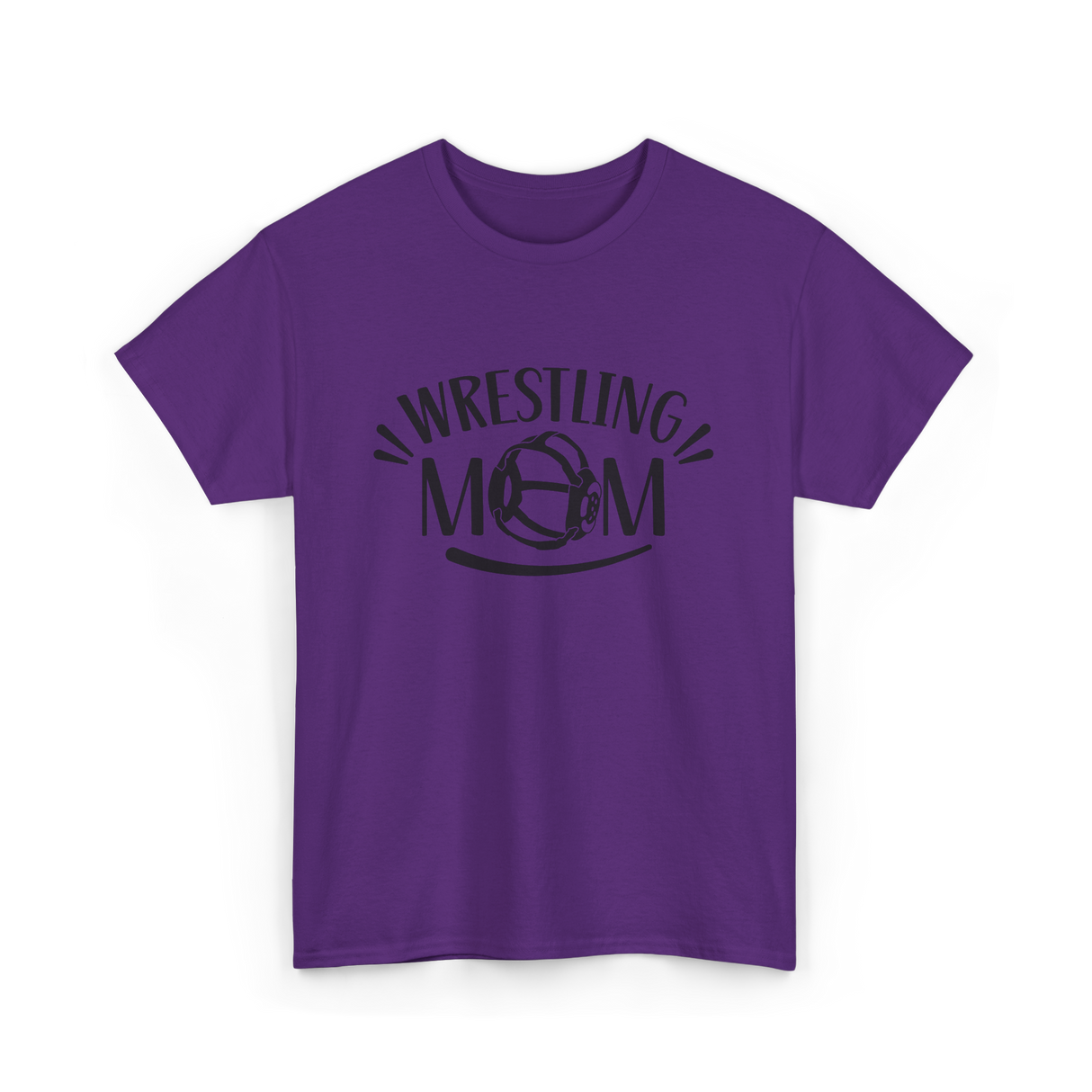 Wrestling Mom Martial Arts Wrestler T-Shirt - Purple