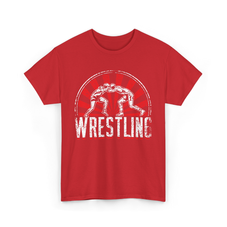 Wrestling Wrestler Sport Martial Arts T-Shirt - Red