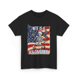 WTF Is A Kilometer Skeleton T-Shirt - Black