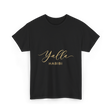 Yalla Habibi Arabic Style T-Shirt - Black