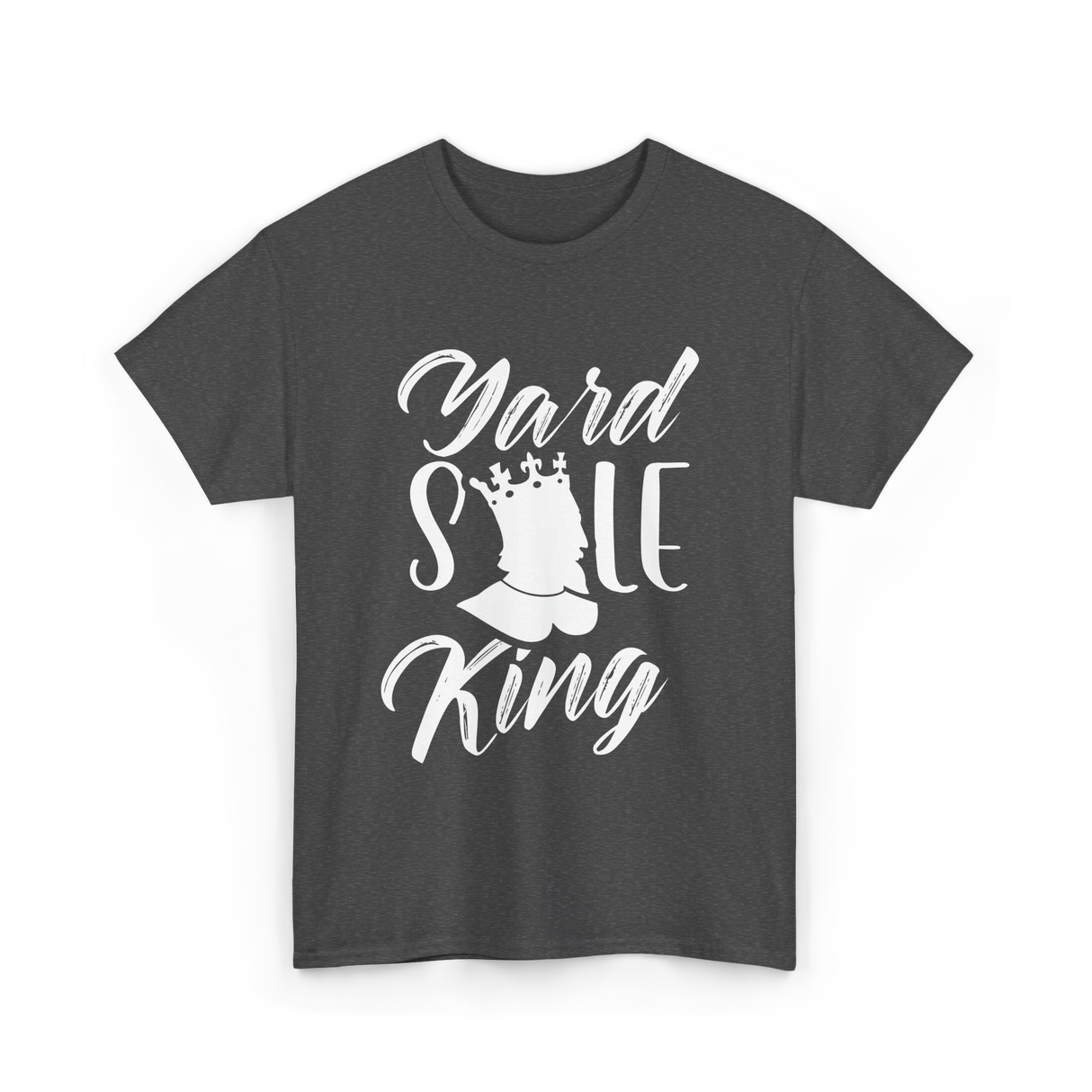 Yard Sale King Selling Antique T-Shirt - Dark Heather