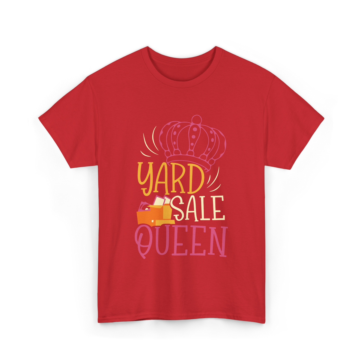 Yard Sale Queen Antique Selling T-Shirt - Red