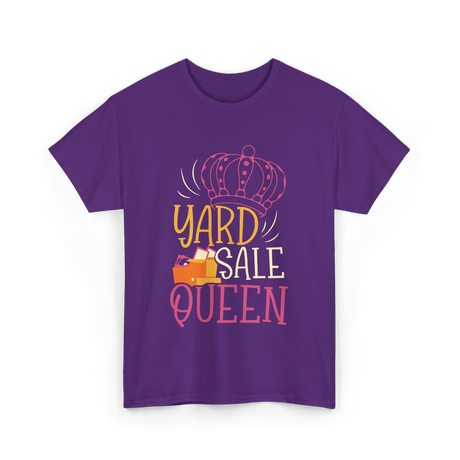 Yard Sale Queen Antique Selling T-Shirt - Purple