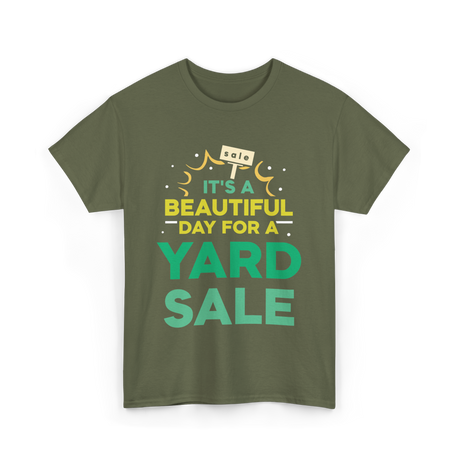 Yard Sale Seller T-Shirt - Military Green