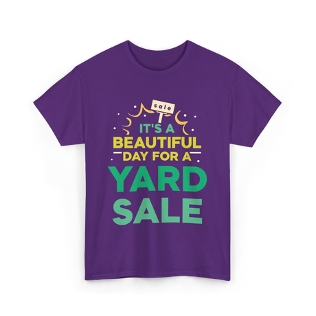 Yard Sale Seller T-Shirt - Purple