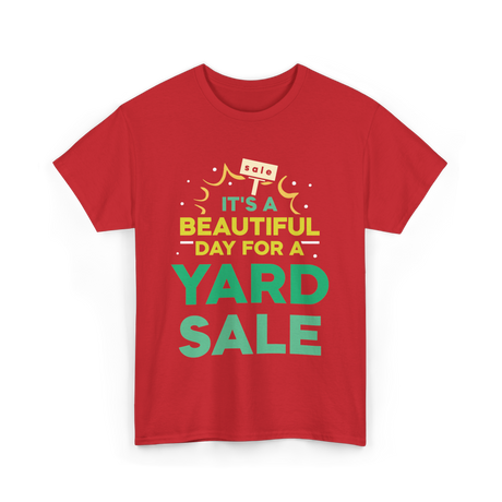 Yard Sale Seller T-Shirt - Red