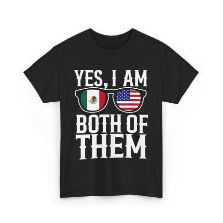 Yes Both Of Them America T-Shirt - Black