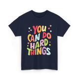 You Can Do Things Motivation T-Shirt - Navy